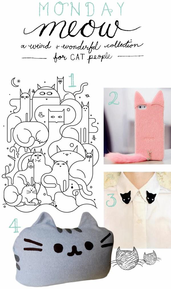 Monday Meow - a weird and wonderful collection of cat themed items for cat people